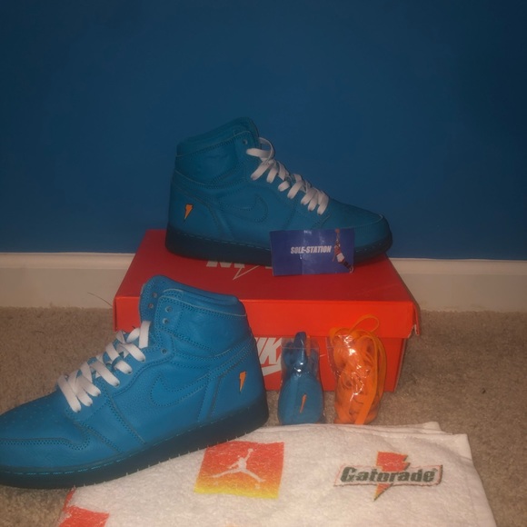 blue gatorade shoes